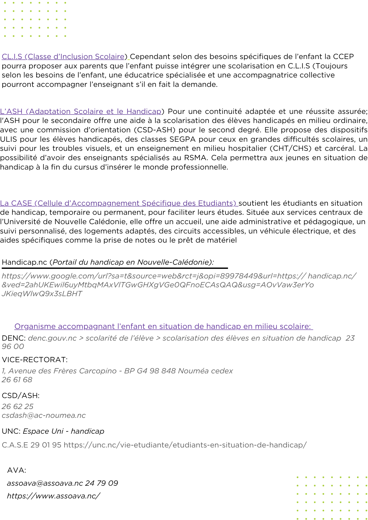 Fiche juridique Education et Formation (p2)